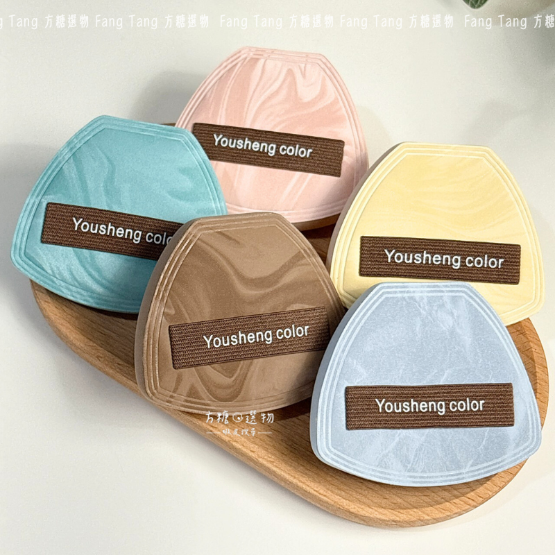 優笙色 阿爾卑斯棉花糖粉撲｜微閃皮革 棉花糖粉撲 rubycell材質｜推薦乾用 粉底液粉撲 氣墊粉撲 底妝粉撲-細節圖9