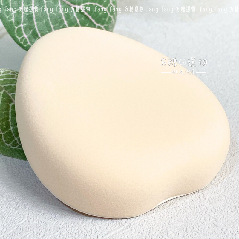 悅嘻嘻 Triple Happy 糯糯團棉花糖粉撲｜現貨｜中彈偏軟 厚度兩公分 棉花糖粉撲 氣墊粉撲 雞蛋棉花糖粉撲-細節圖2