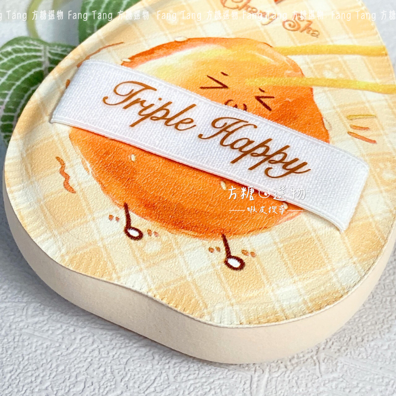 悅嘻嘻 Triple Happy 糯糯團棉花糖粉撲｜現貨｜中彈偏軟 厚度兩公分 棉花糖粉撲 氣墊粉撲 雞蛋棉花糖粉撲-細節圖3