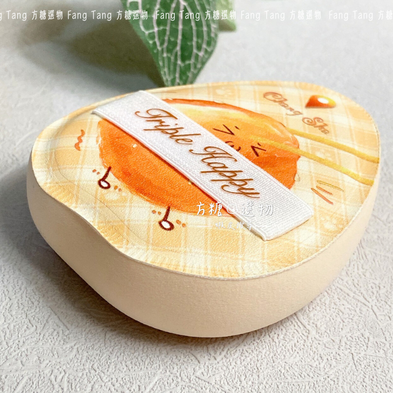 悅嘻嘻 Triple Happy 糯糯團棉花糖粉撲｜現貨｜中彈偏軟 厚度兩公分 棉花糖粉撲 氣墊粉撲 雞蛋棉花糖粉撲-細節圖6