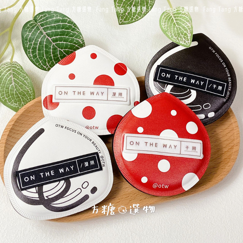 OTW 皮革硬彈棉花糖粉撲 溼用棉花糖粉撲｜實拍｜泡水大粉撲 棉花糖粉撲 蜜桃型 水滴型粉撲 氣墊粉撲 方糖選物-細節圖2