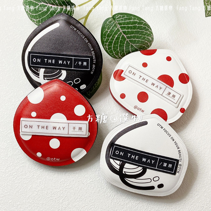 OTW 皮革硬彈棉花糖粉撲 溼用棉花糖粉撲｜實拍｜泡水大粉撲 棉花糖粉撲 蜜桃型 水滴型粉撲 氣墊粉撲 方糖選物-細節圖3