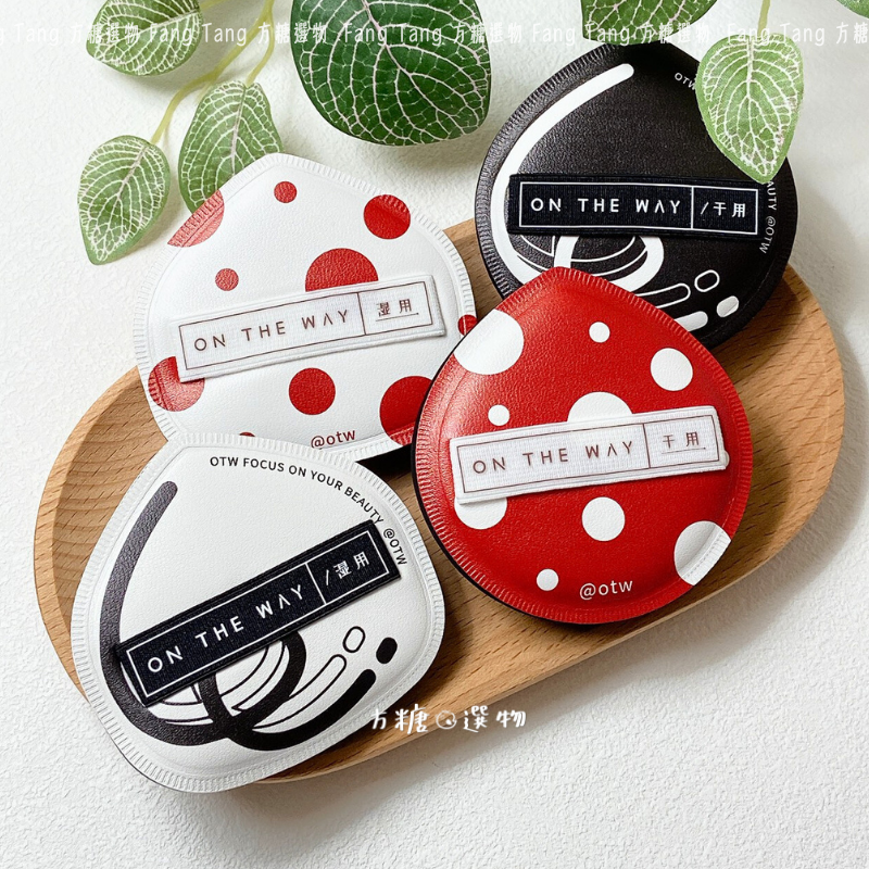 OTW 皮革硬彈棉花糖粉撲 溼用棉花糖粉撲｜實拍｜泡水大粉撲 棉花糖粉撲 蜜桃型 水滴型粉撲 氣墊粉撲 方糖選物-細節圖5