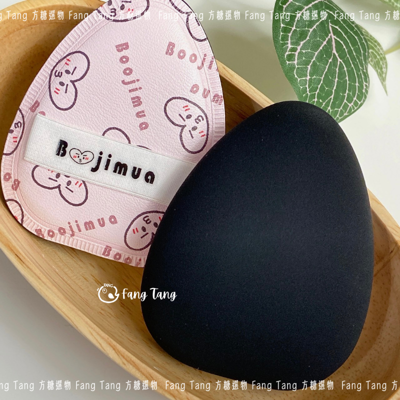 啵叽卟 歡喜啵棉花糖粉撲｜現貨｜中彈粉撲 Boojimua 歡喜啵 棉花糖粉撲 粉底液粉撲 黑色棉花糖粉撲 氣墊粉撲-細節圖2