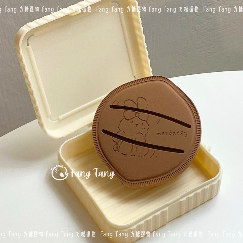 美蓓琪 巧巧兔 雙尖頭濕用棉花糖粉撲｜現貨｜鬆軟粉撲 乾濕兩用 濕用變大 厚粉撲 厚氣墊粉撲 merbatsy-細節圖2