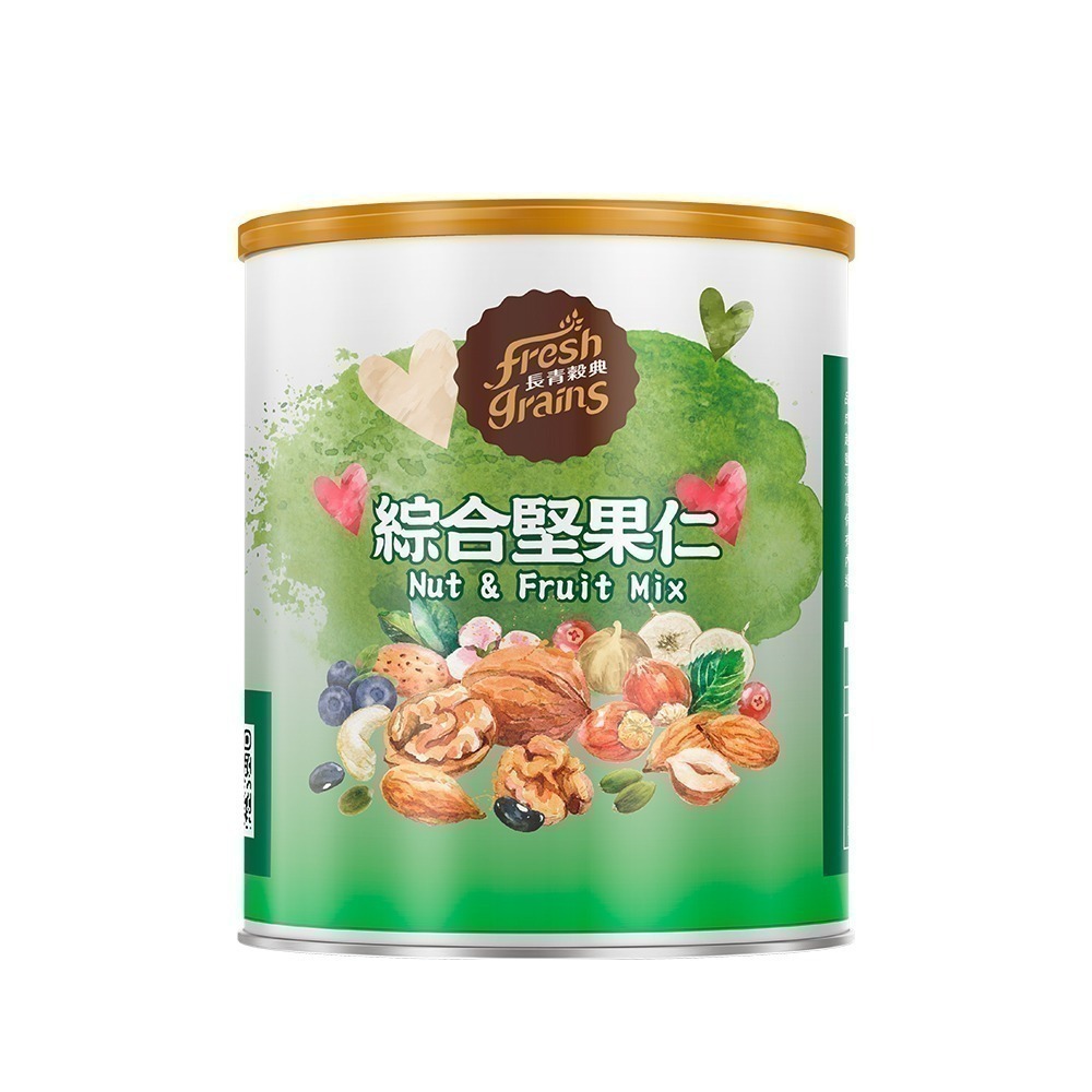 【長青穀典】Nut & Fruit Mix綜合堅果仁 300g/罐 堅果 果乾 無花果 黑豆 腰果 杏仁果 送禮-細節圖2