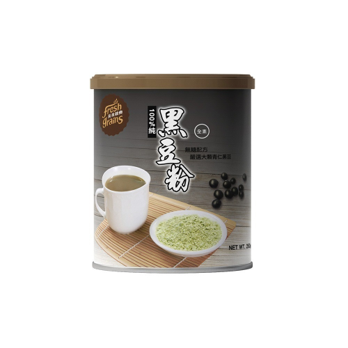 【長青穀典】100%純黑豆粉 250g/罐