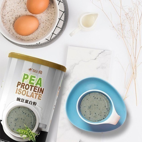 【長青穀典】NASA BIO 豌豆蛋白粉 芝麻 500g/罐  健身 高蛋白 高鈣 全素  藜麥 海藻鈣-細節圖2