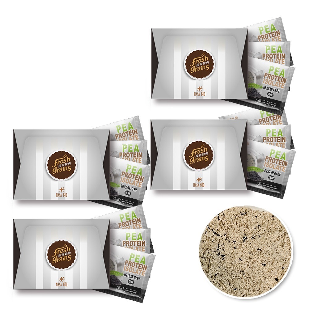 【長青穀典】豌豆蛋白粉 芝麻 3入×4盒/組 公司現貨 蛋白飲 高蛋白 藜麥 海藻鈣 高鈣-細節圖2