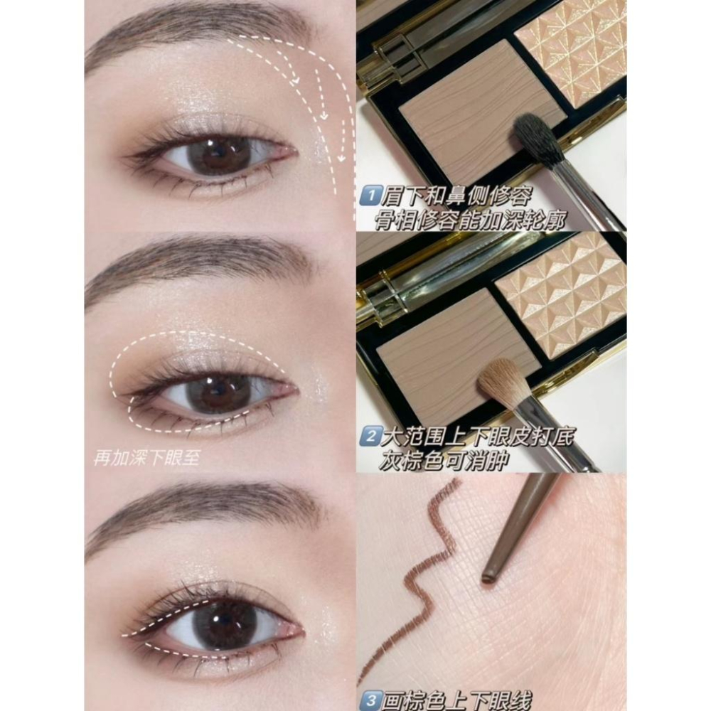 M.A.C 口袋雙色修容打亮盤 修容打亮盤 7g 雙色修容 打亮盤 修容盤 小金盒 造山小金盒-細節圖4