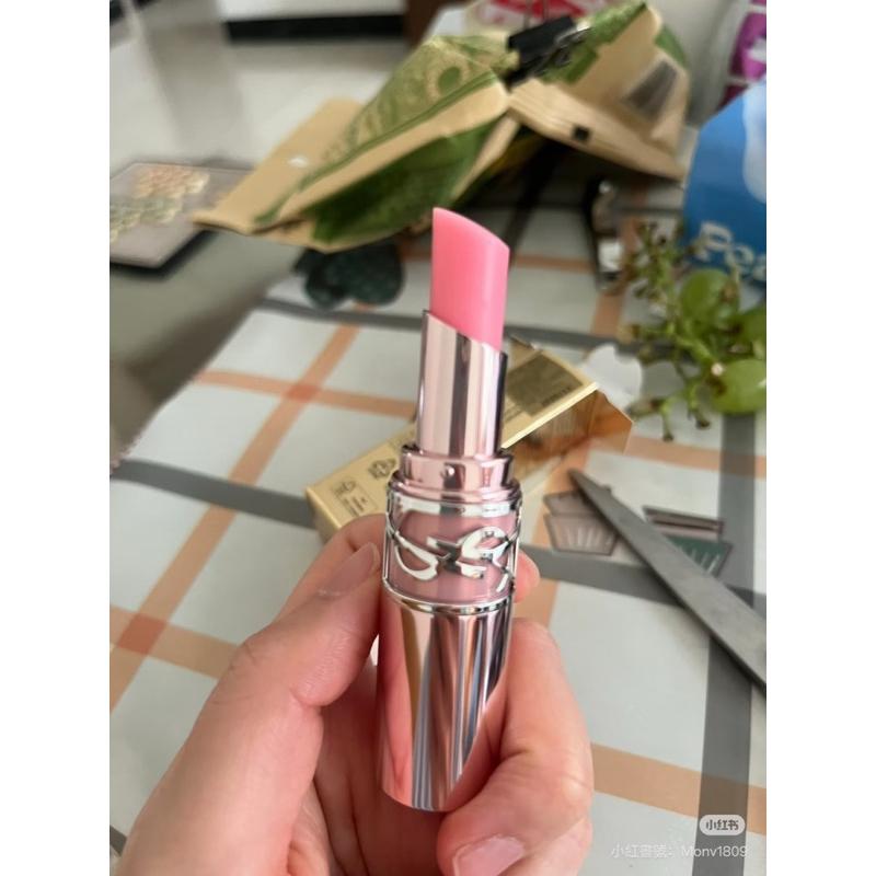 情挑唇膏 唇膏 潤唇膏 #1B 1.3g 粉圓管 YSL 情挑誘光潤唇膏 小樣 輕巧版 聖羅蘭 日常通勤 顯氣色 不挑膚-細節圖2