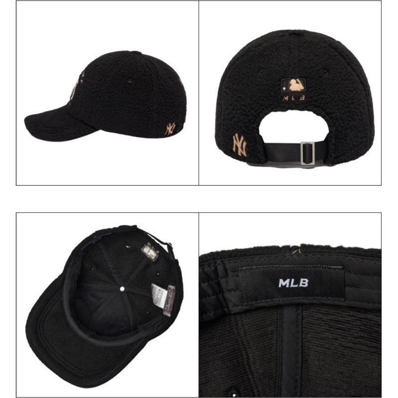 棒球帽 羊羔絨棒球帽 帽子 MLB 暴力熊 LA棒球帽 冬款 換季折扣 羊羔絨 球帽 男女通用 防曬百搭 舒適透氣 防曬-細節圖3