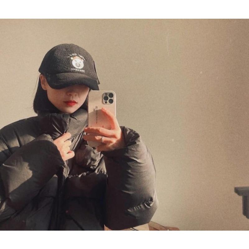 棒球帽 羊羔絨棒球帽 帽子 MLB 暴力熊 LA棒球帽 冬款 換季折扣 羊羔絨 球帽 男女通用 防曬百搭 舒適透氣 防曬-細節圖6