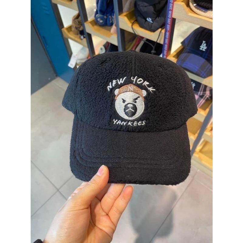 棒球帽 羊羔絨棒球帽 帽子 MLB 暴力熊 LA棒球帽 冬款 換季折扣 羊羔絨 球帽 男女通用 防曬百搭 舒適透氣 防曬-細節圖9