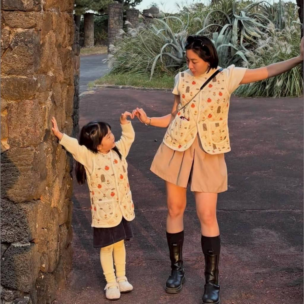 正韓 背心 阿珠媽背心 刷毛背心 橘子背心 濟州島 桔子🍊親子背心 橘石爺刷毛背心 偶像背心 老奶奶造型背心-細節圖7