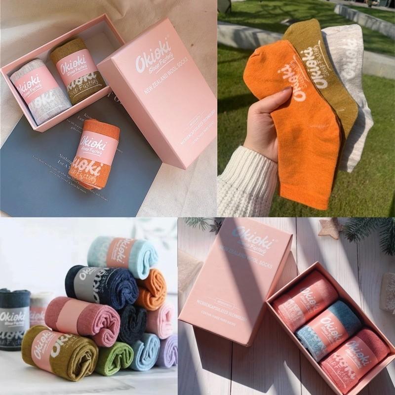羊毛襪 仿羊毛襪 保暖襪 毛襪 okioki 恆溫保暖中筒仿羊毛襪 3入 中筒襪 恆溫保暖襪 舒適透氣 四季必備 舒適-細節圖3