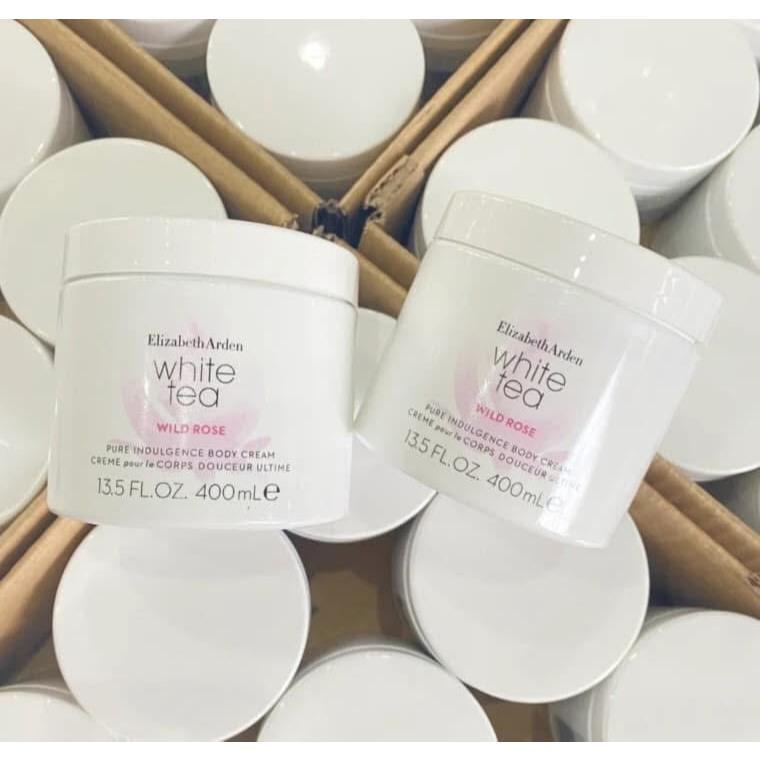 Elizabeth Arden 雅頓 白茶玫瑰舒體霜 400ML 白茶花綻野玫瑰舒體霜 身體乳 保濕修護 夜間護理 肌膚-細節圖2