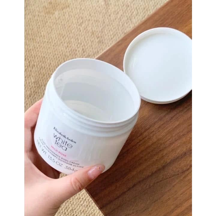 Elizabeth Arden 雅頓 白茶玫瑰舒體霜 400ML 白茶花綻野玫瑰舒體霜 身體乳 保濕修護 夜間護理 肌膚-細節圖3