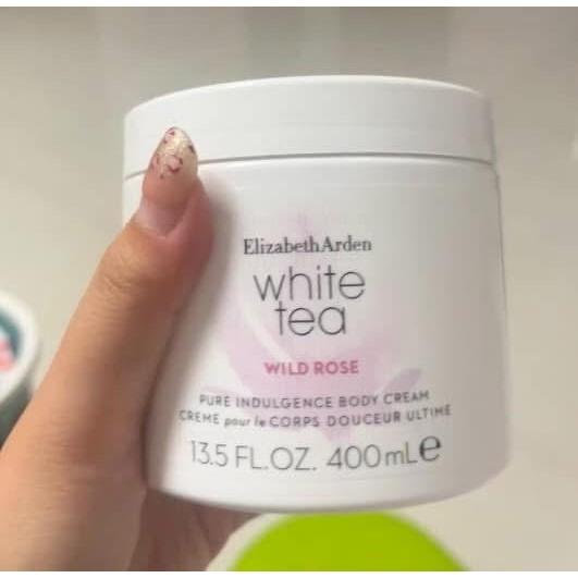 Elizabeth Arden 雅頓 白茶玫瑰舒體霜 400ML 白茶花綻野玫瑰舒體霜 身體乳 保濕修護 夜間護理 肌膚-細節圖6