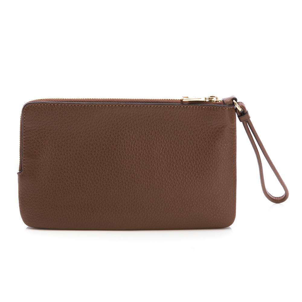 大手拿 手拿包 大手拿包 COACH 雙層 老花 LOGO 長夾式 雙層大手拿包 雙層拉鍊長夾 大容量 收納方便 出門必-細節圖2