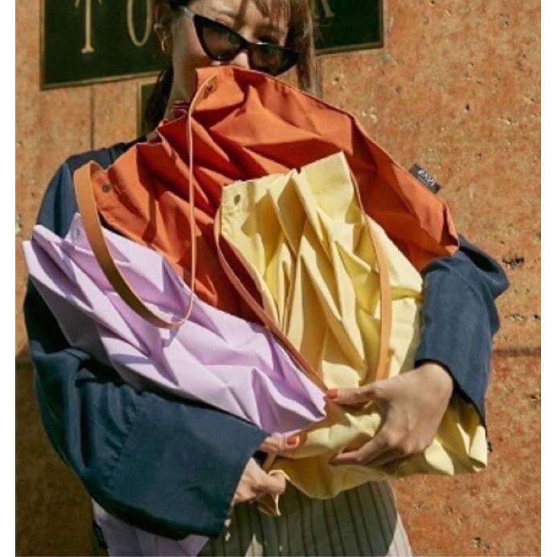 肩背包 Pavi studio 新銳設計師 百褶包 皺褶包 托特包 購物包 真皮背帶 W摺疊包 大容量 收納方便 出門必-細節圖2