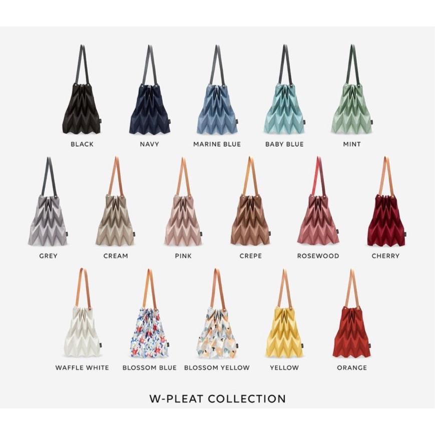 肩背包 Pavi studio 新銳設計師 百褶包 皺褶包 托特包 購物包 真皮背帶 W摺疊包 大容量 收納方便 出門必-細節圖6