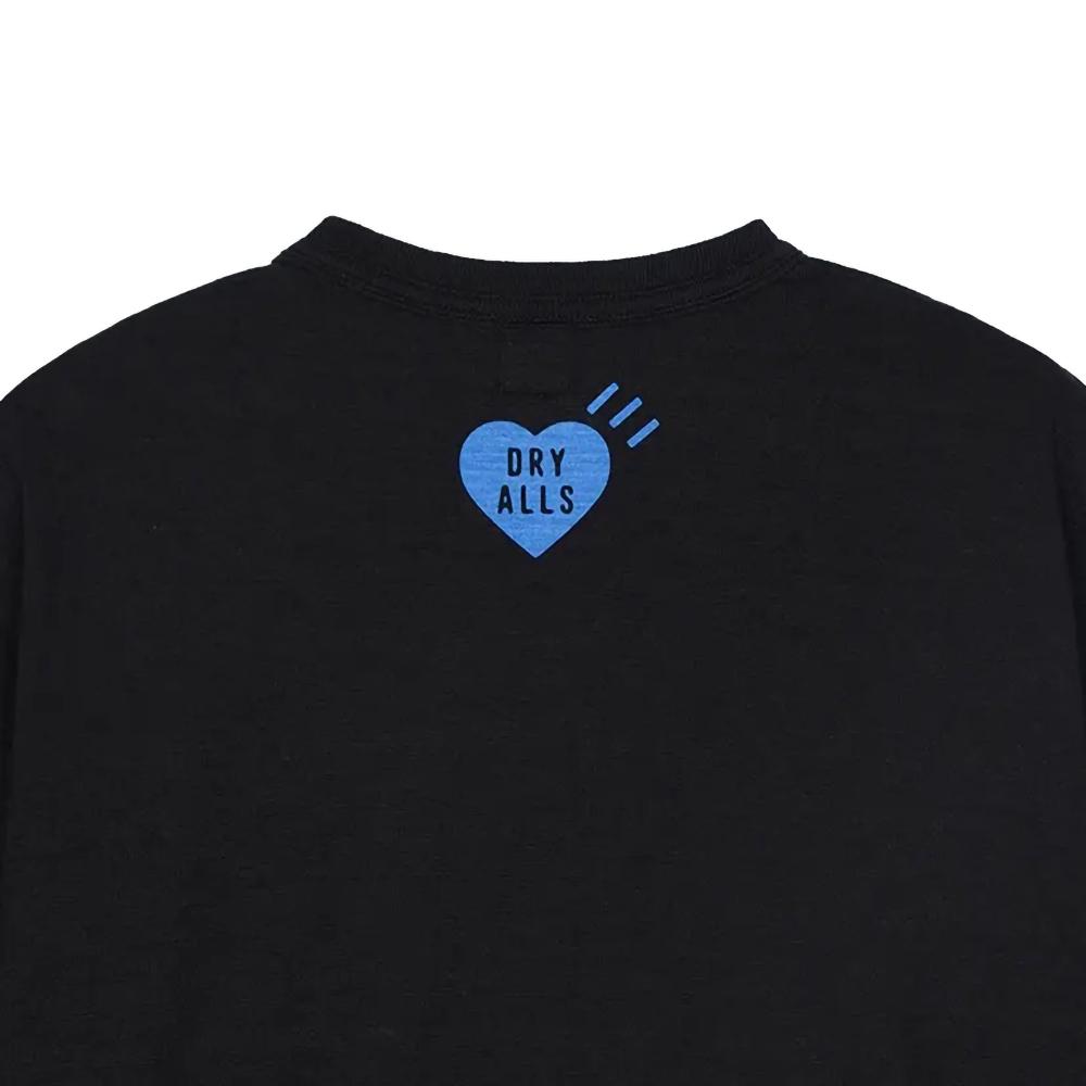 Human Made 愛心 T-shirt 黑色 藍心｜短袖 短T 日本代購 正品 潮流-細節圖4