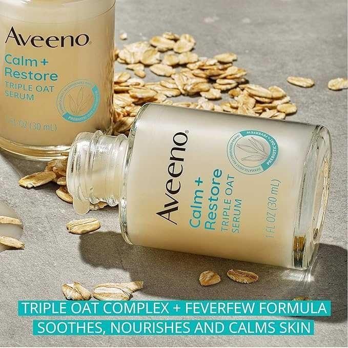 Aveeno 艾惟諾 三重複合 燕麥 舒緩精華｜穩定 肌膚 敏感肌 屏障 修護-細節圖3