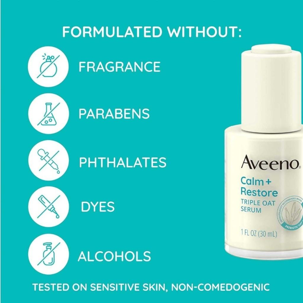 Aveeno 艾惟諾 三重複合 燕麥 舒緩精華｜穩定 肌膚 敏感肌 屏障 修護-細節圖5