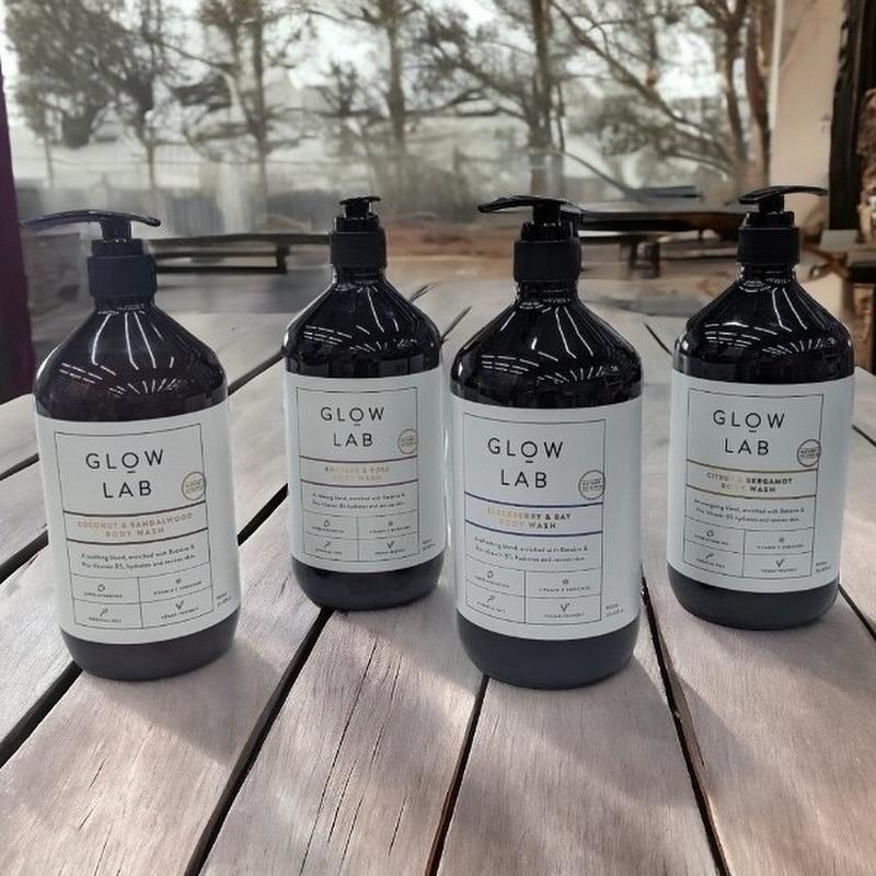 紐西蘭 GLOW LAB 沐浴露 900ml｜植物 精油 玫瑰 佛手柑 橘香 沐浴-細節圖2