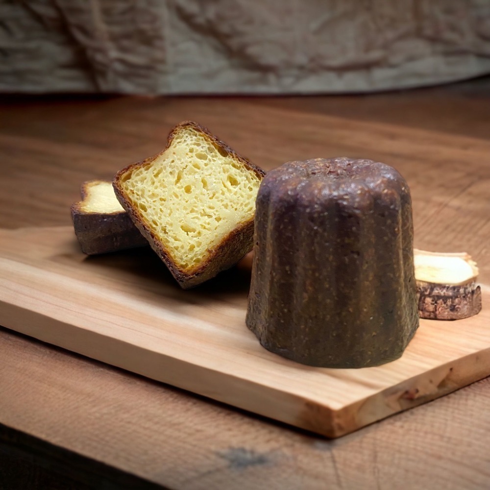 【LIN.JOEMOM 啾瑪 手作甜點】冷凍 經典可麗露 Canelé  天使之鈴 大可麗露 四入裝-細節圖2