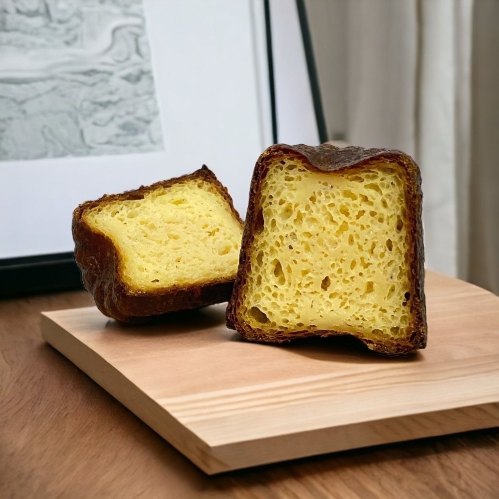 【LIN.JOEMOM 啾瑪 手作甜點】冷凍 經典可麗露 Canelé  天使之鈴 大可麗露 四入裝-細節圖4
