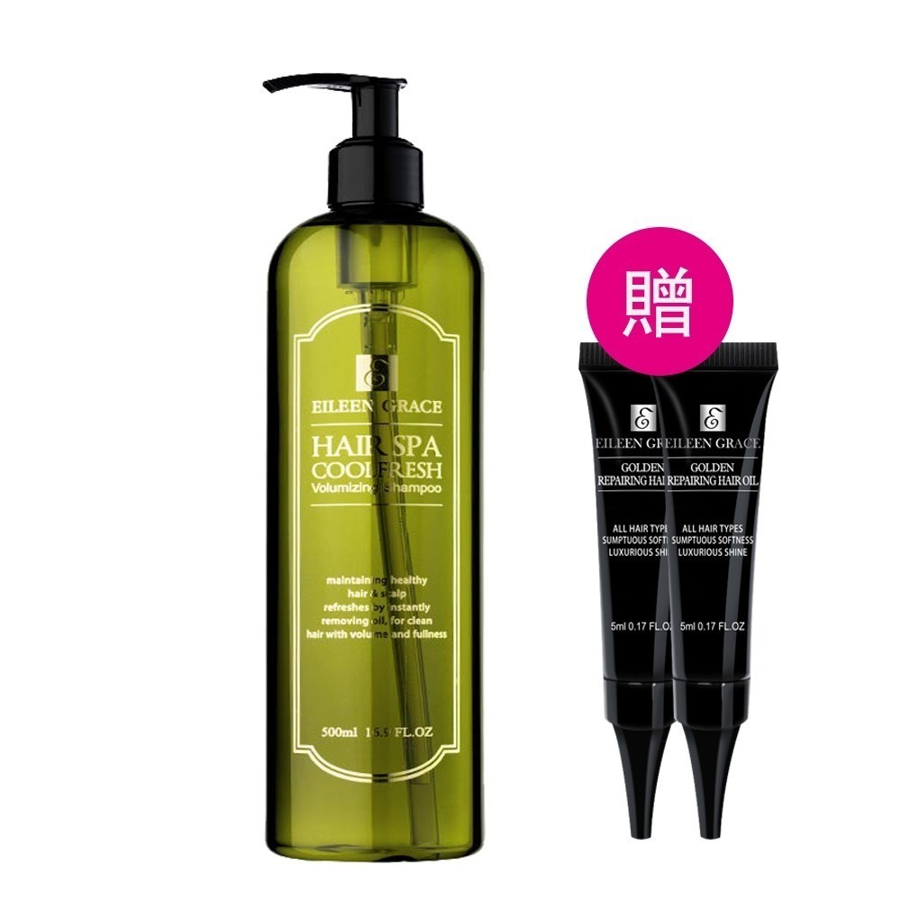 妍霓絲 髮根豐盈沁涼SPA洗髮精500ml-細節圖2