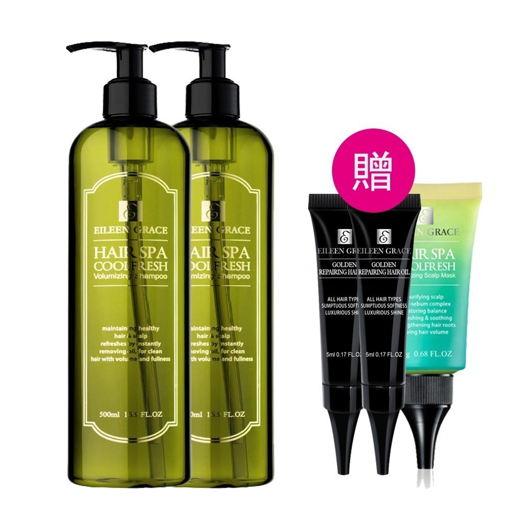 妍霓絲 髮根豐盈沁涼SPA洗髮精500ml-細節圖3