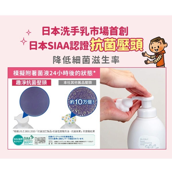 日本獅王LION趣淨洗手慕斯 (清新果香/清爽柑橘/敏弱肌專用/敏弱肌專用補充包/料理手抗菌/料理手抗菌補充)-細節圖7