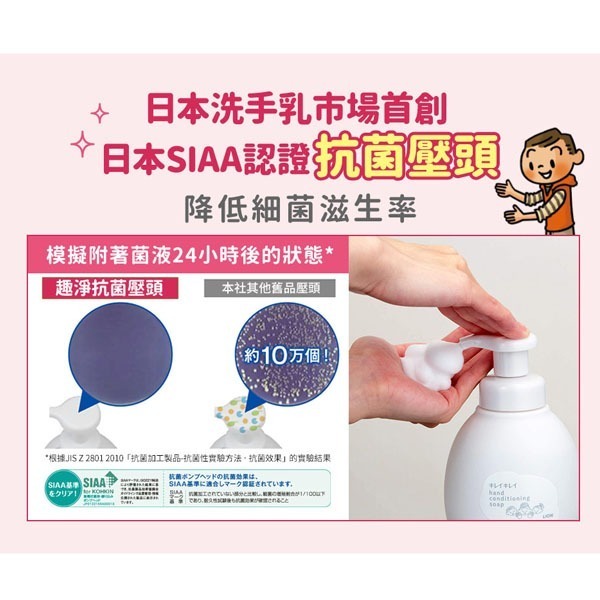 日本獅王LION趣淨洗手慕斯 (清新果香/清爽柑橘/敏弱肌專用/敏弱肌專用補充包/料理手抗菌/料理手抗菌補充)-細節圖7