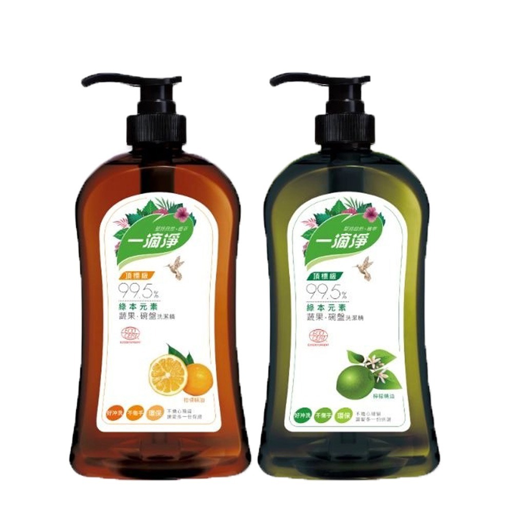 楓康一滴淨蘆薈多酚洗碗精 柑橘植萃/檸檬植萃 1000g X6入-細節圖2