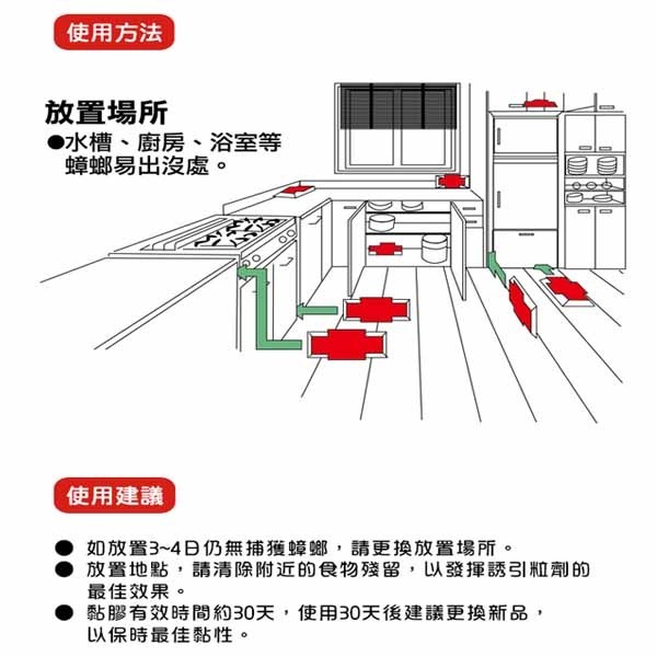 興家安速黏金多黏蟑屋(5片裝)【Jim購物】原廠公司貨-細節圖4