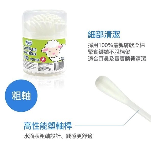 【生活小舖】奈森克林 棉花棒 (粗紙軸/細紙軸/螺旋紙軸/雙效軸(圓+螺旋頭))生活用品 化妝品-細節圖3