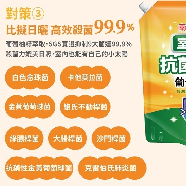 南僑水晶葡萄柚籽洗衣精補充包 室內晾衣 瓶裝2000g/補充包1200g(超商只能單純2瓶)-細節圖6