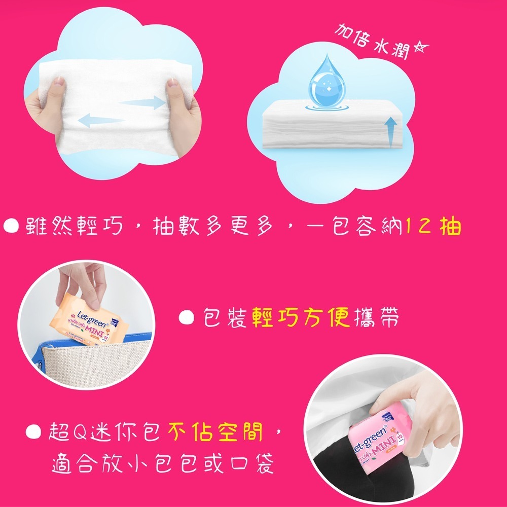 立得清迷你濕巾12抽6包組-細節圖4