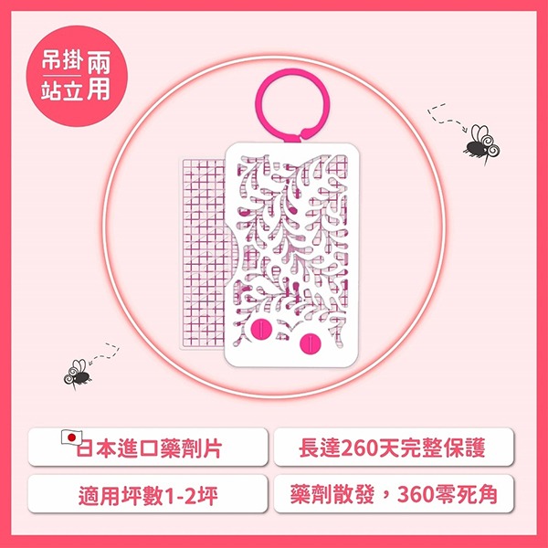 鱷魚 260天超值組合防蚊片(1框2藥劑)-細節圖4
