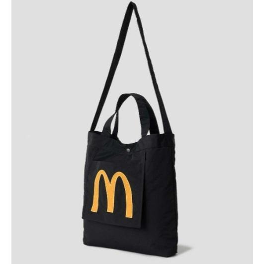 日本 graniph麥當勞聯名 麥當勞LOGO 手提袋 托特包 側背包 肩背包-細節圖2