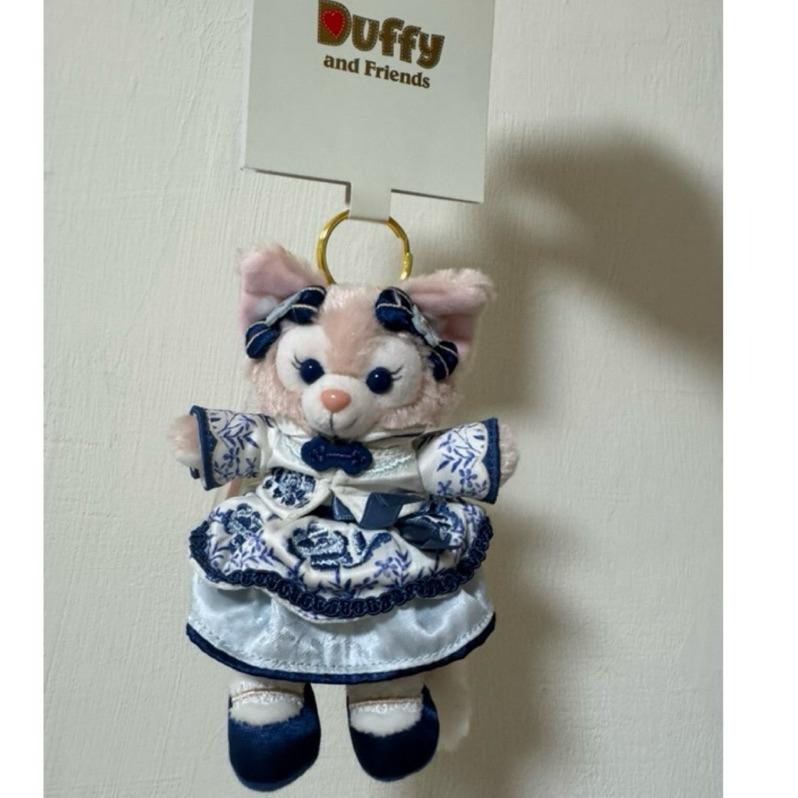 全新上海迪士尼限定 青花瓷系列玲娜貝兒 Linabell 貝兒吊飾-細節圖2