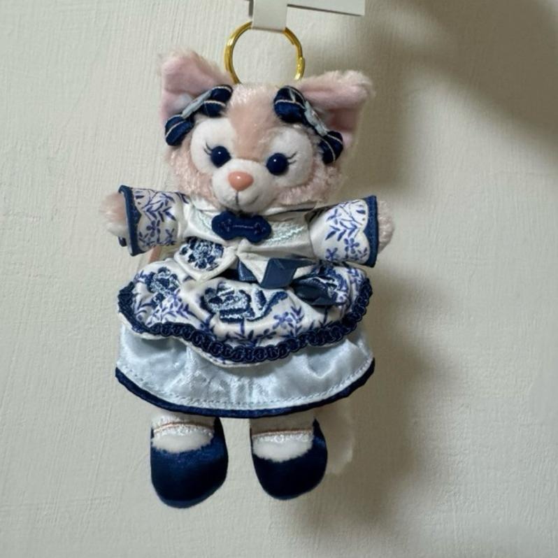 全新上海迪士尼限定 青花瓷系列玲娜貝兒 Linabell 貝兒吊飾-細節圖3