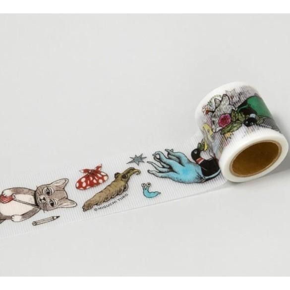 現貨 日本製 Higuchiyuko 膠帶 樋口裕子 封箱膠帶 貼紙 文具 貓咪膠帶-細節圖7