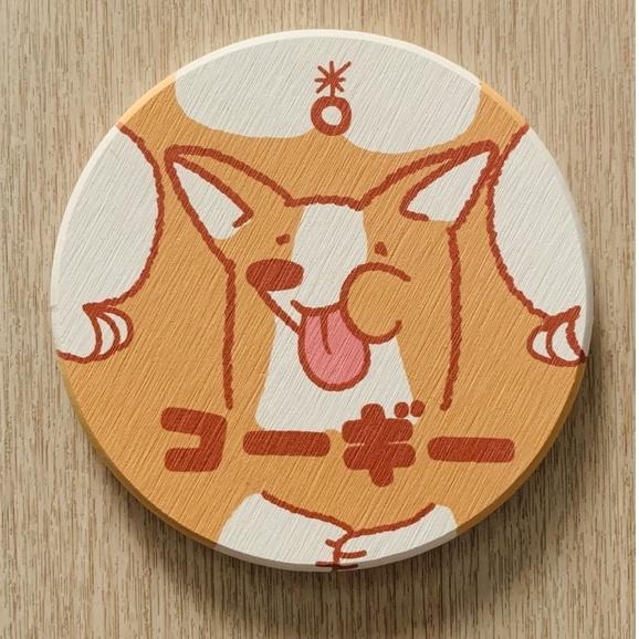 台灣製 文創杯墊 手繪印製杯墊  限量原創杯墊 可愛療育杯墊貓咪杯墊 吸水杯墊 貓咪杯墊 哈士奇 鶯歌陶瓷杯墊-細節圖5