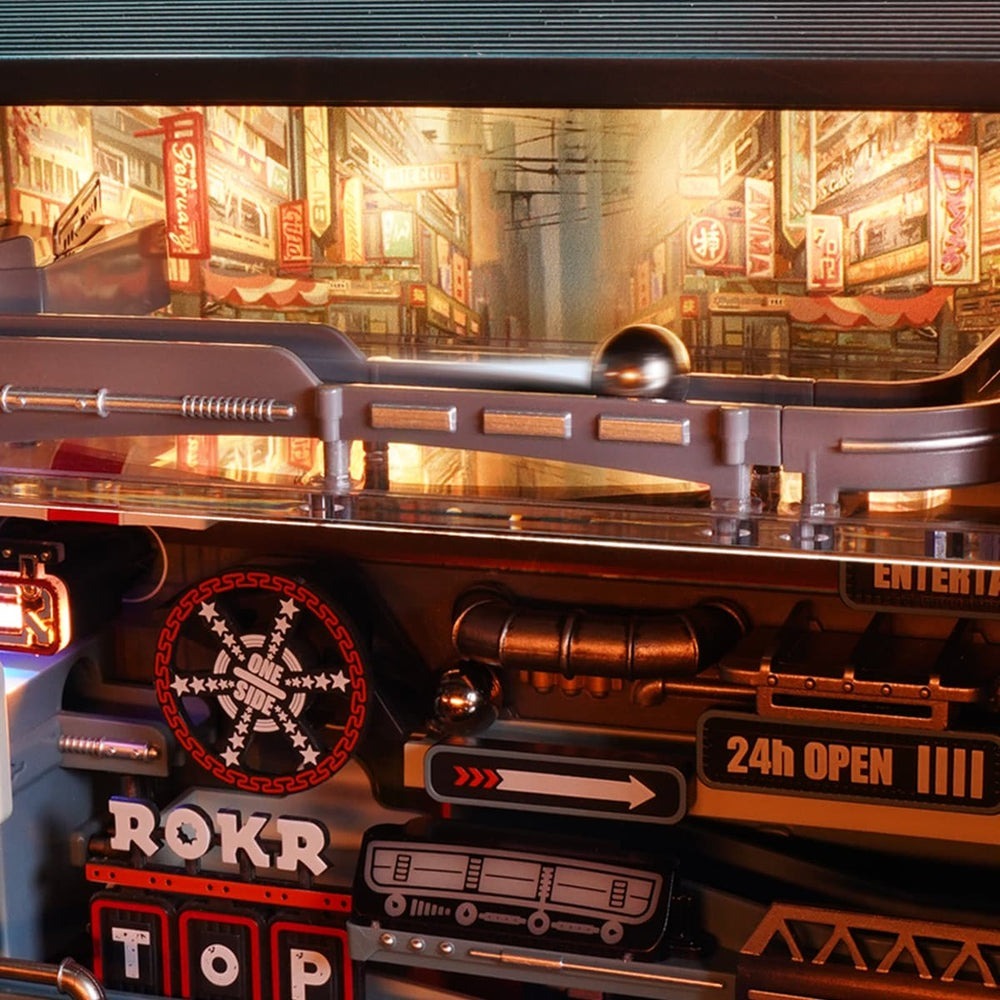 Robotime ROKR 3D木製拼圖 平行世界-往日之都 MR01S-細節圖4