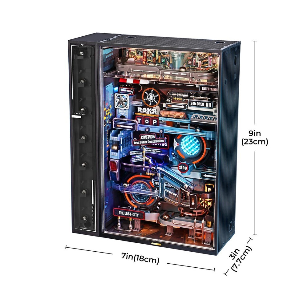 Robotime ROKR 3D木製拼圖 平行世界-往日之都 MR01S-細節圖7