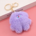 毛絨掛飾 絨毛鑰匙圈 毛絨 【現貨】ins風 絨毛 鑰匙圈 吊飾 扣飾 包包掛飾配件 包包吊飾 背包掛飾 包包配件-規格圖4